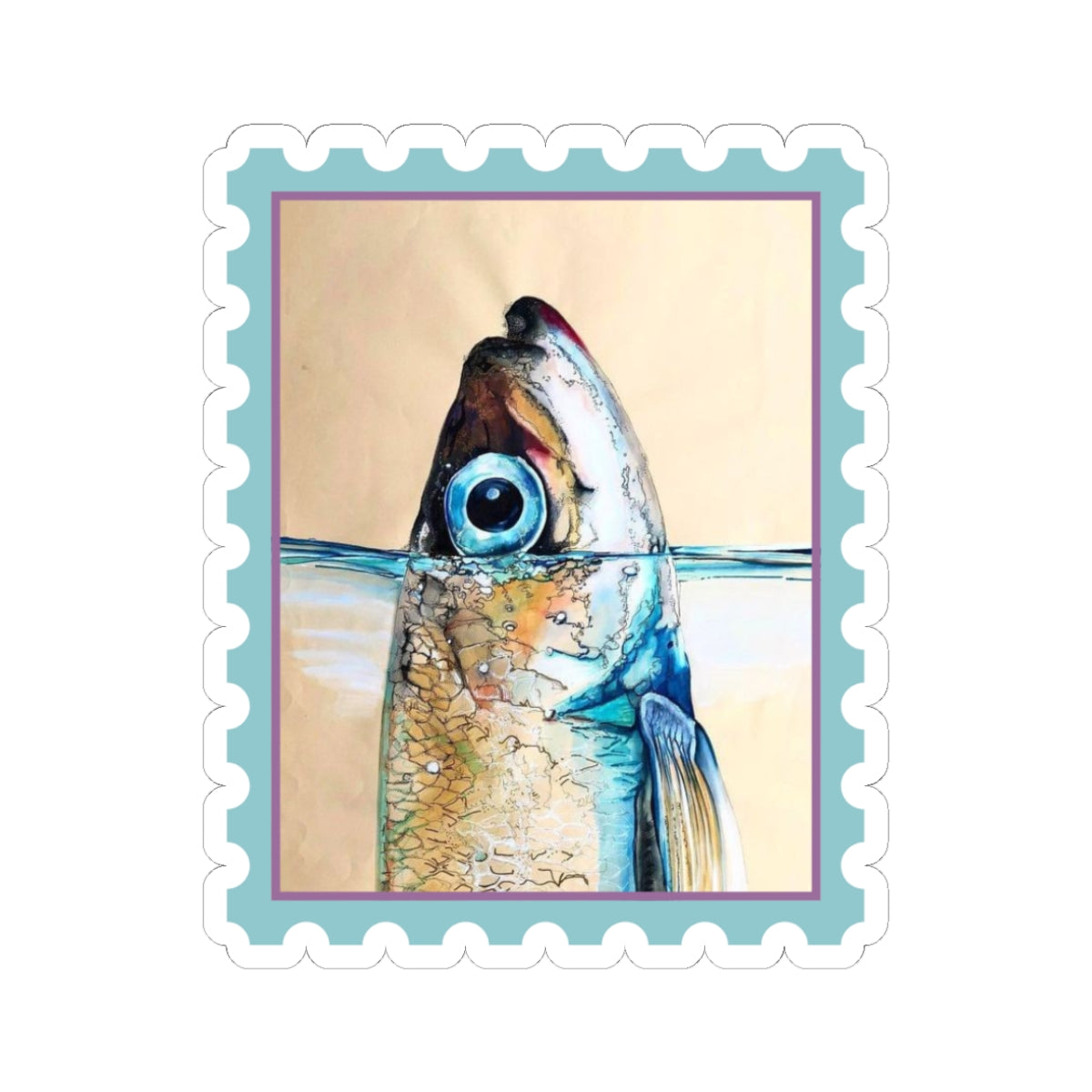 Sardine Stamp Sticker