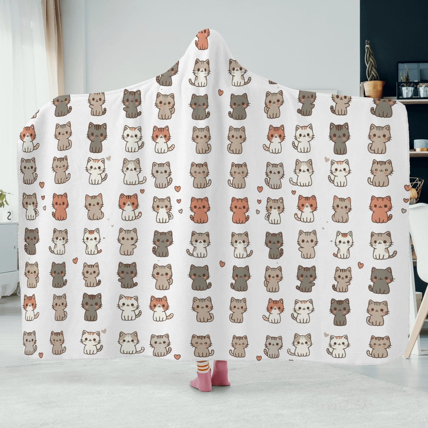 Hooded Cat Blanket