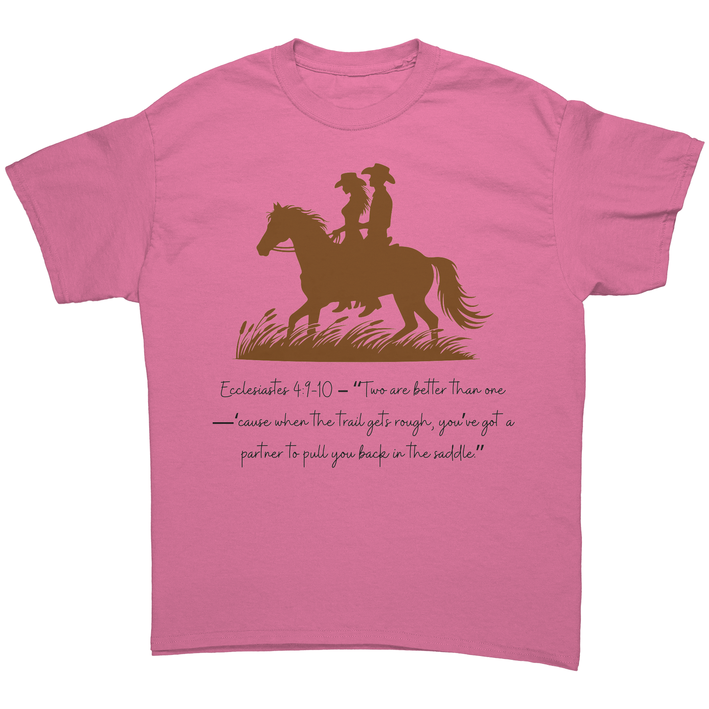 Cowboy__Cowgirl_T-Shirt__Two_Are__Azalea_Front_Mockup.png