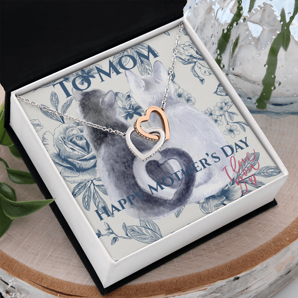 Two Hearts Together Necklace – The Best Mother's Day Gift!