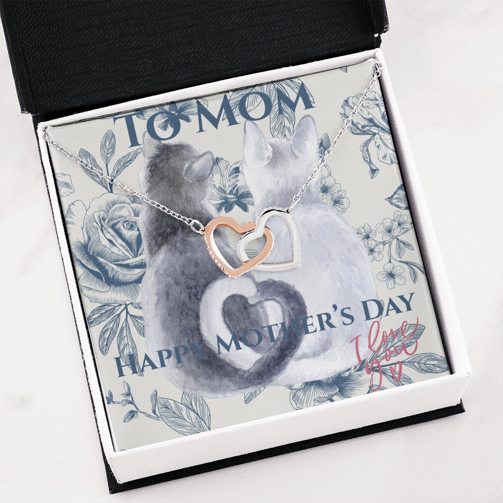 Two Hearts Together Necklace – The Best Mother's Day Gift!