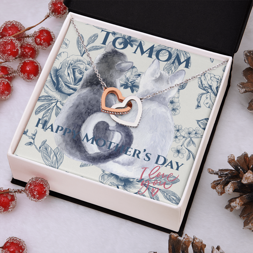 Two Hearts Together Necklace – The Best Mother's Day Gift!