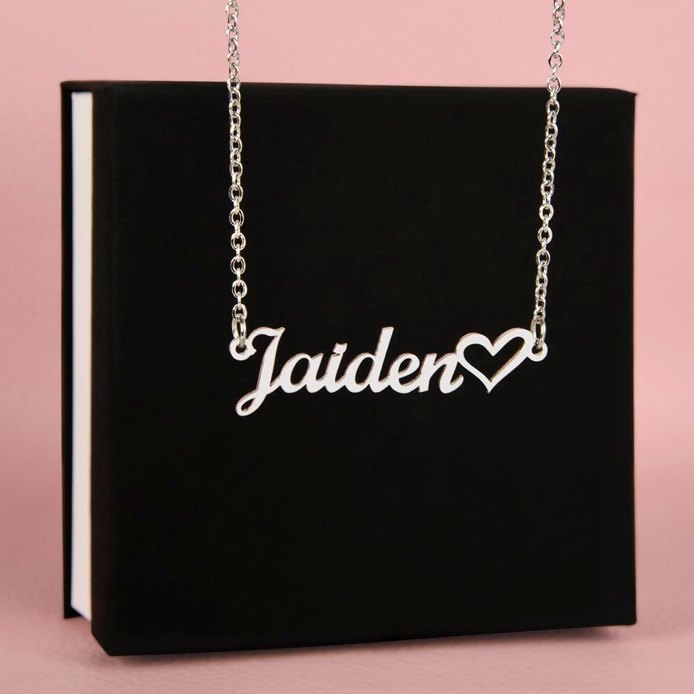 Personalized Christmas Name Necklace