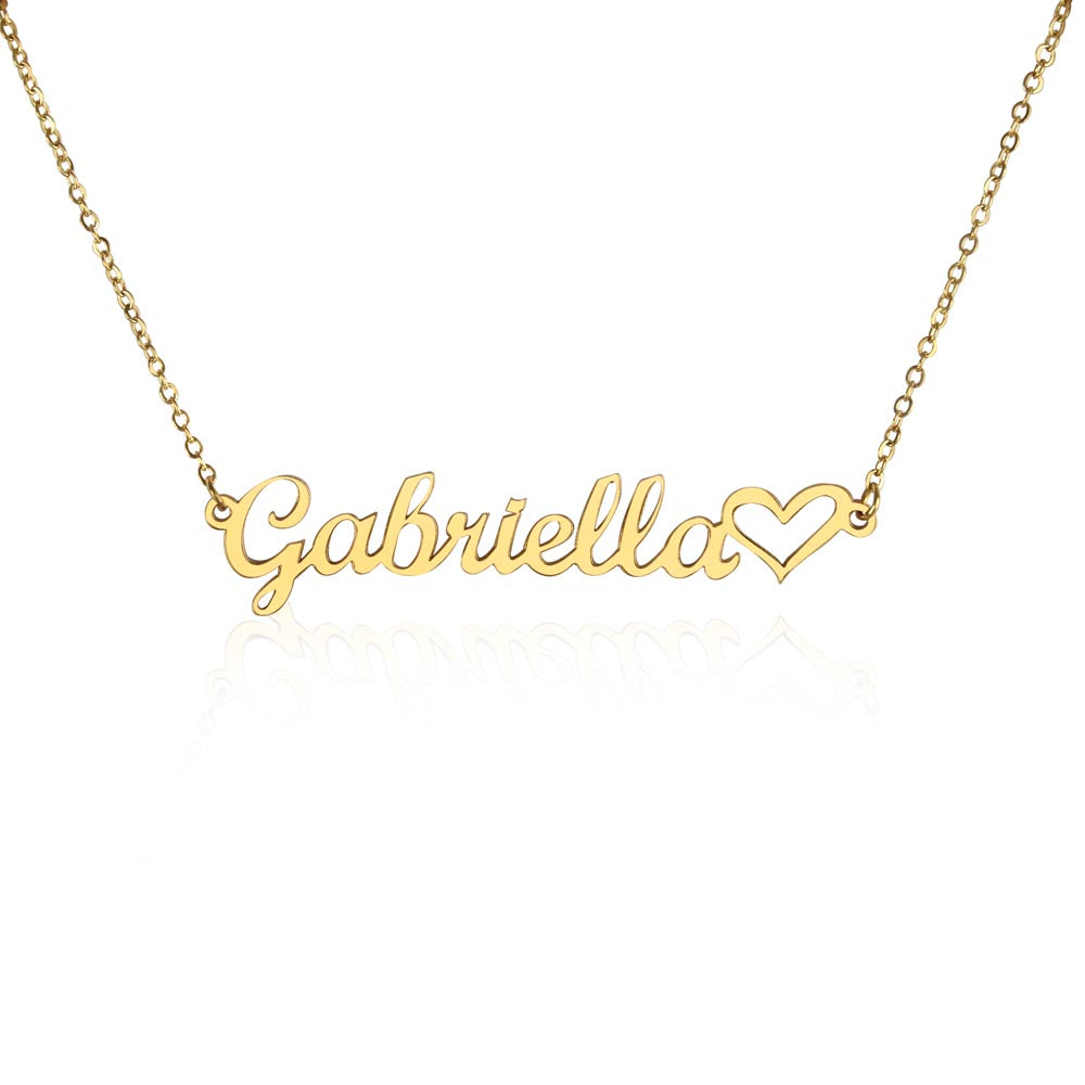 Personalized Christmas Name Necklace