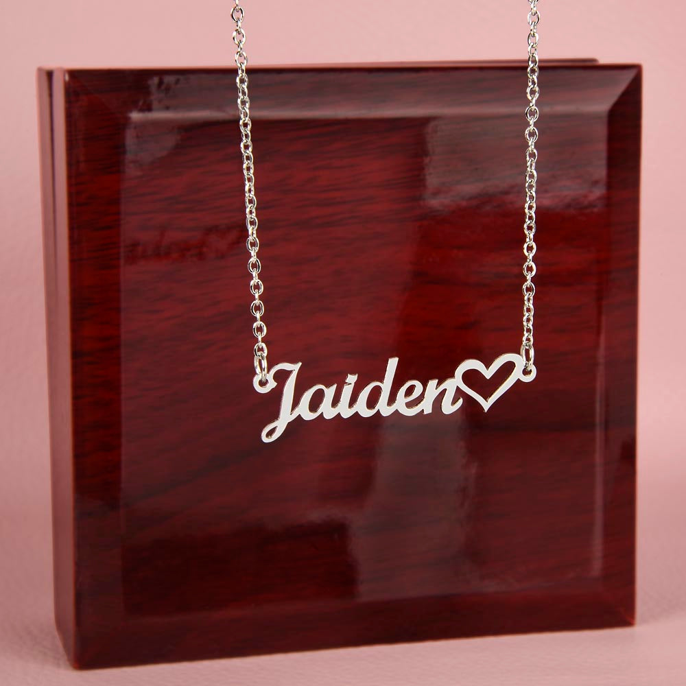 Personalized Christmas Name Necklace