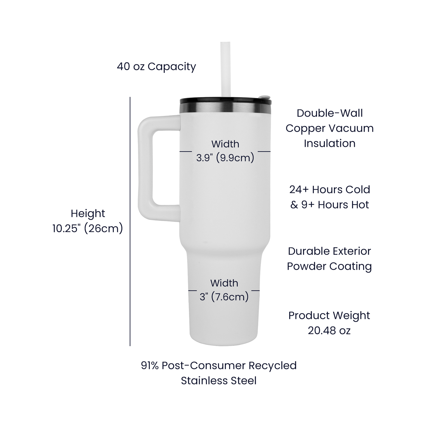Pinnacle 40oz Tumbler