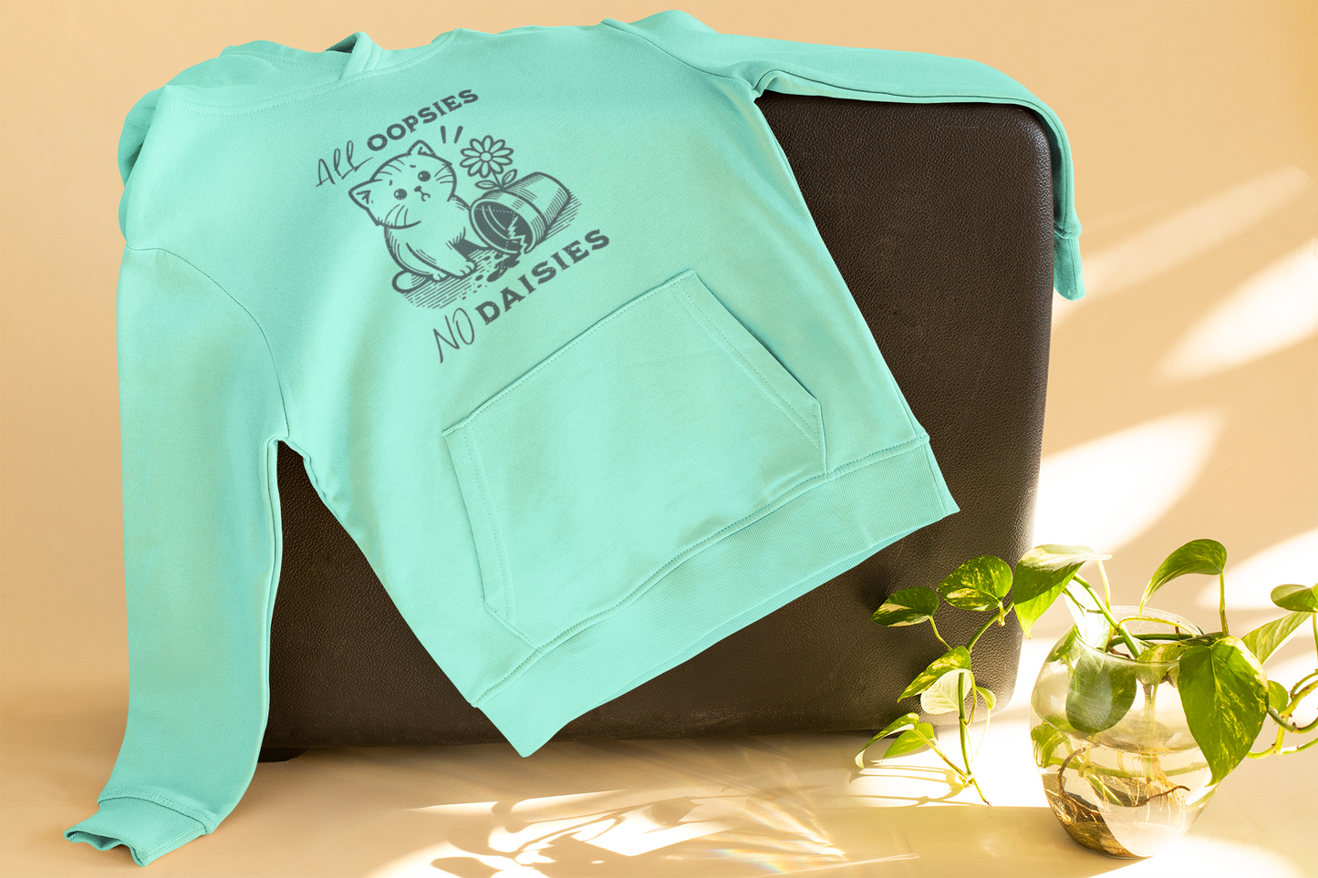 Oopsie Daisy Cat Hoodie