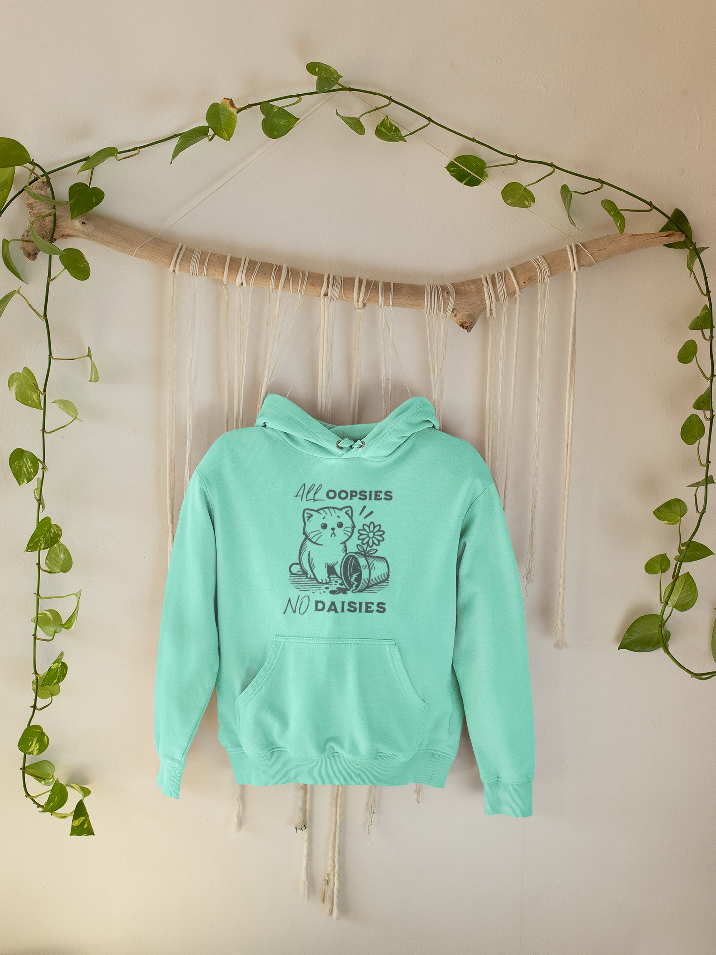 Oopsie Daisy Cat Hoodie
