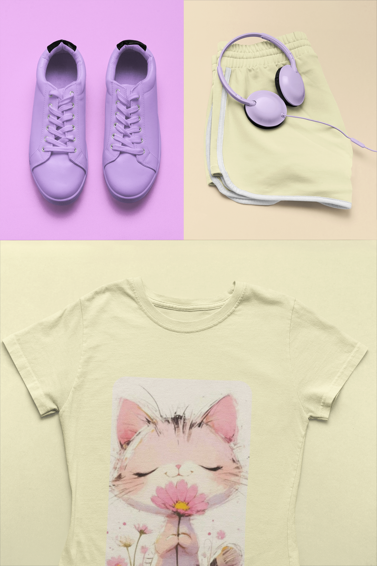 Smell the Luv Cat Tee