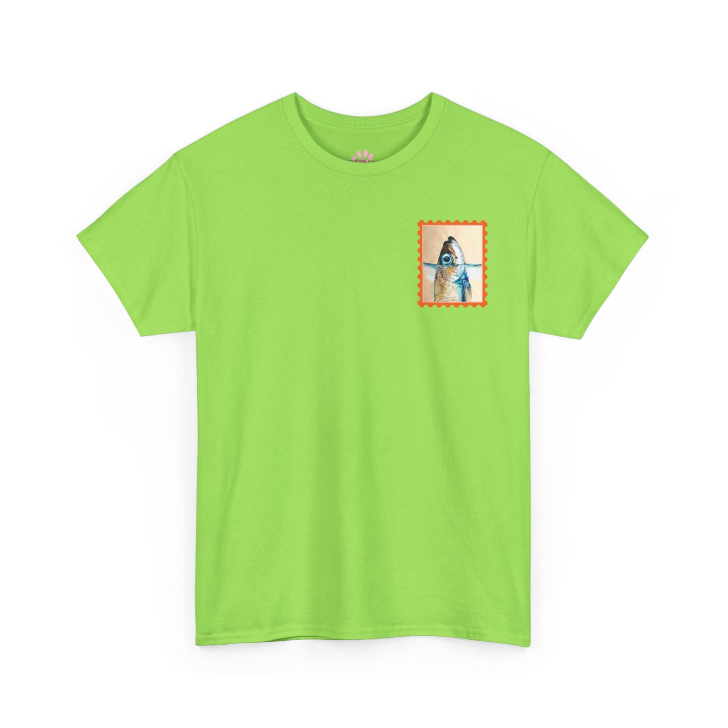 Sardine Postage Stamp Tee