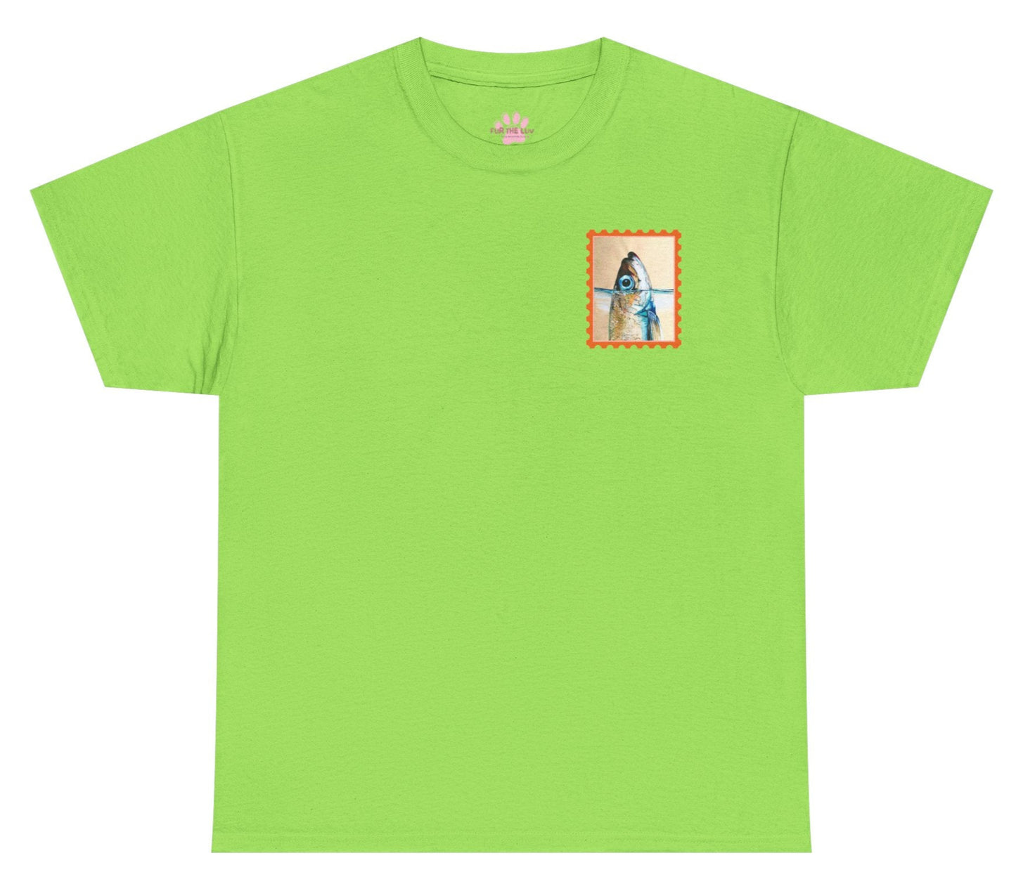 Sardine Postage Stamp Tee