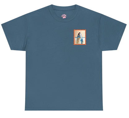 Sardine Postage Stamp Tee