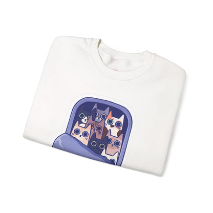 Cats as Sardines Sweatshirt