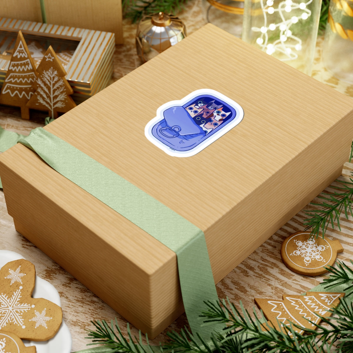 Cats as Sardines Sticker