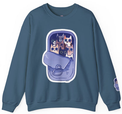 Cats as Sardines Sweatshirt