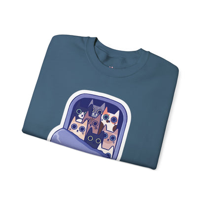 Cats as Sardines Sweatshirt