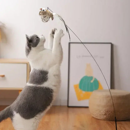 Feather Stick Toy