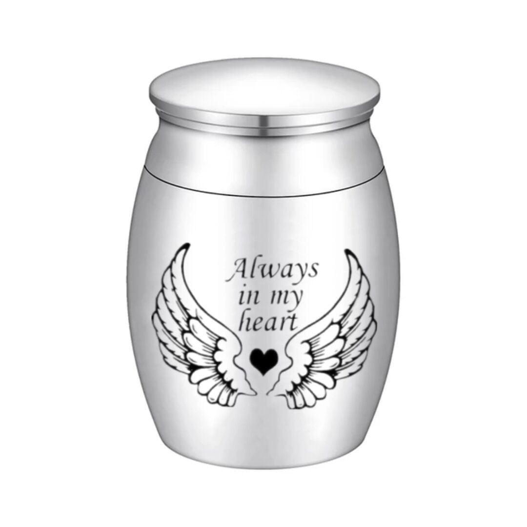 Memorial Relatives Dogs And Cats Pet Stainless Steel Ashes Earthen Jar