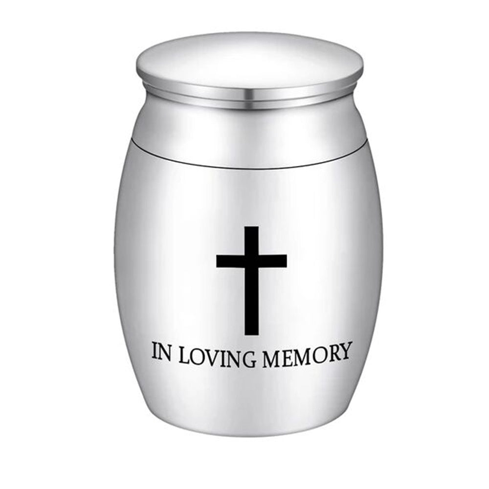 Memorial Relatives Dogs And Cats Pet Stainless Steel Ashes Earthen Jar