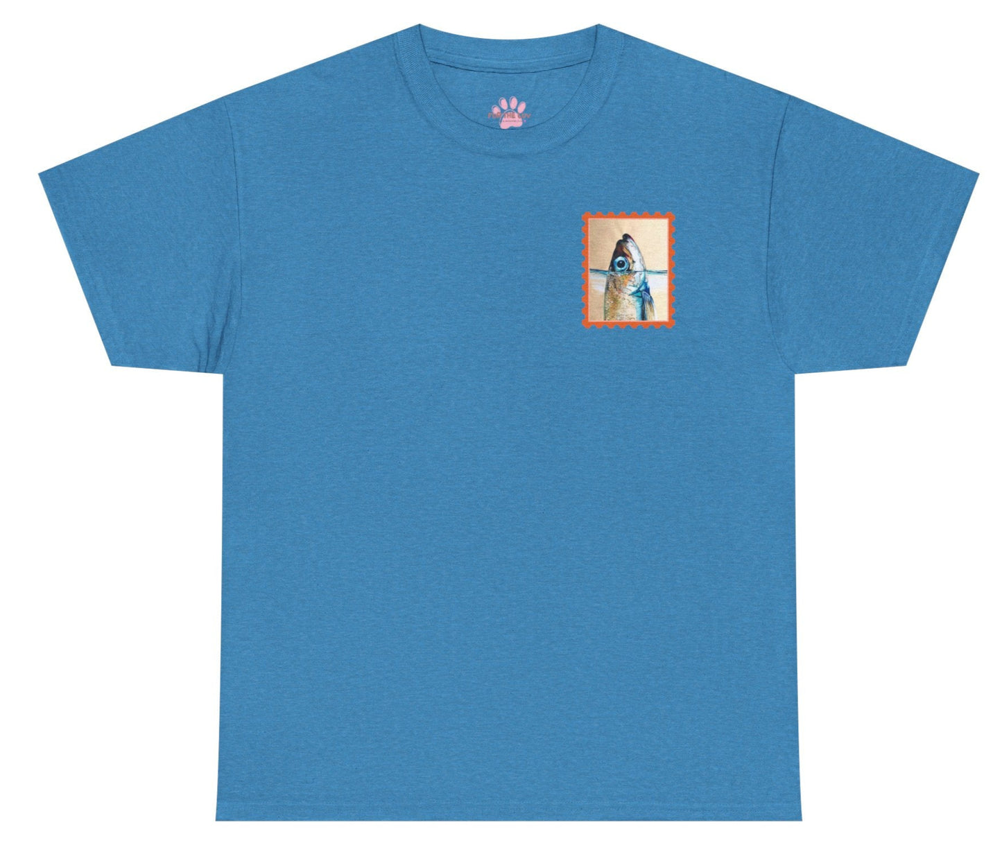 Sardine Postage Stamp Tee