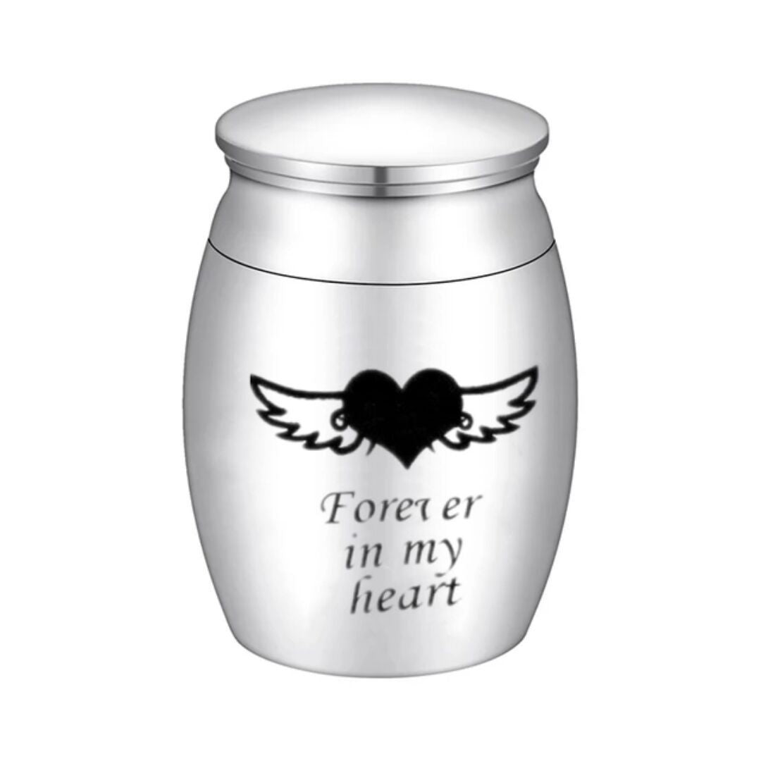 Memorial Relatives Dogs And Cats Pet Stainless Steel Ashes Earthen Jar