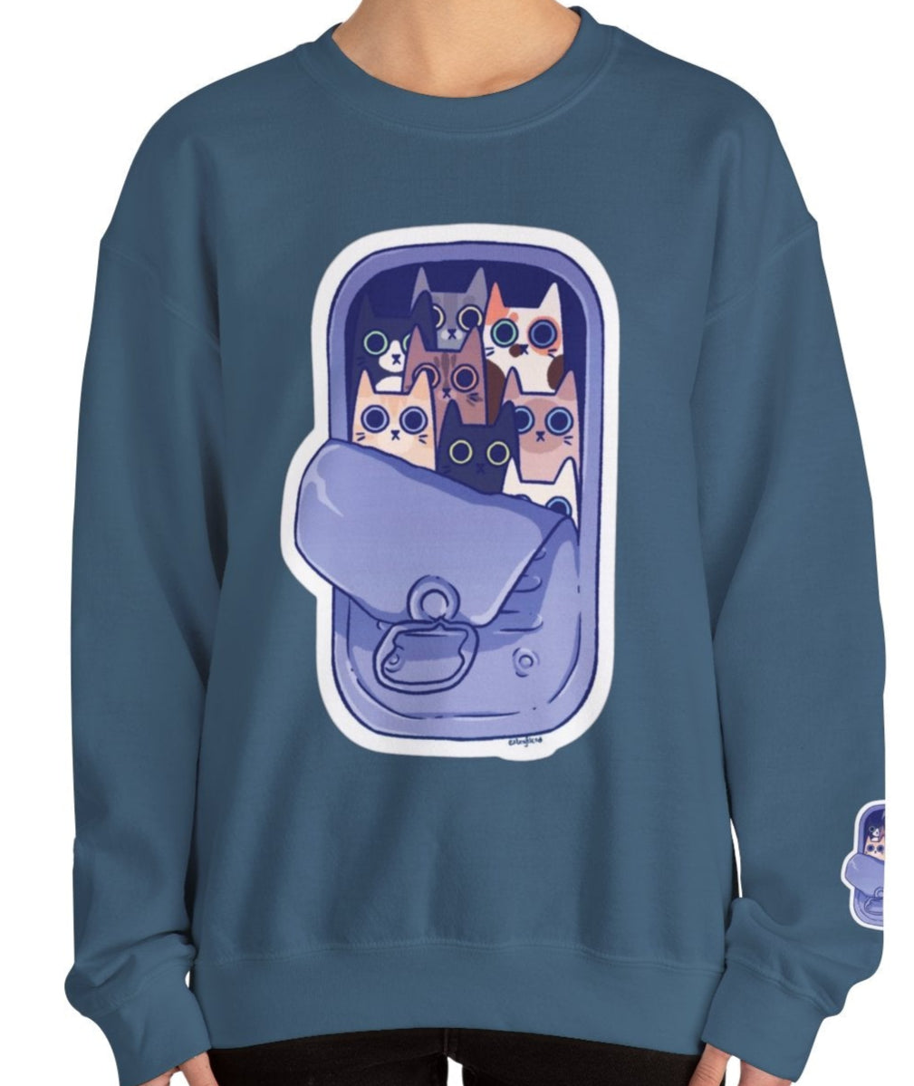 Cats as Sardines Sweatshirt