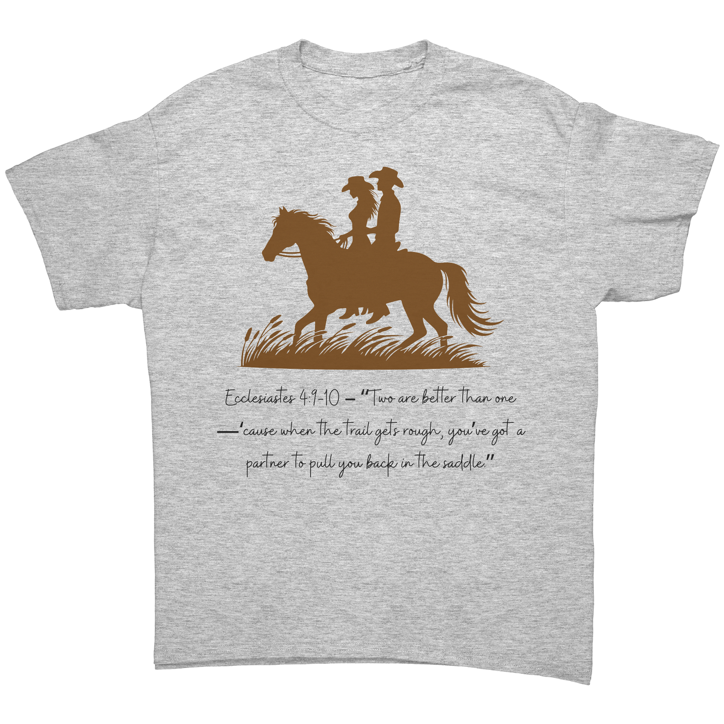 Cowboy__Cowgirl_T-Shirt__Two_Are__Ash_Grey_Front_Mockup.png