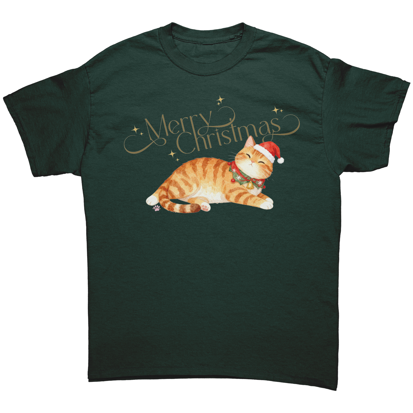 Festive_Tee_Frenzy_Forest_Green_Mockup.png