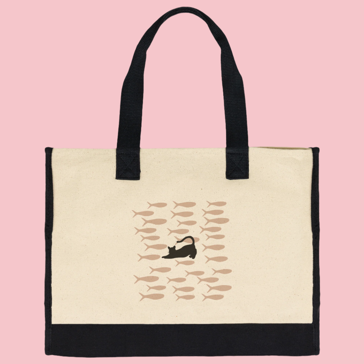 Seas the Day Cat-Sardine Tote