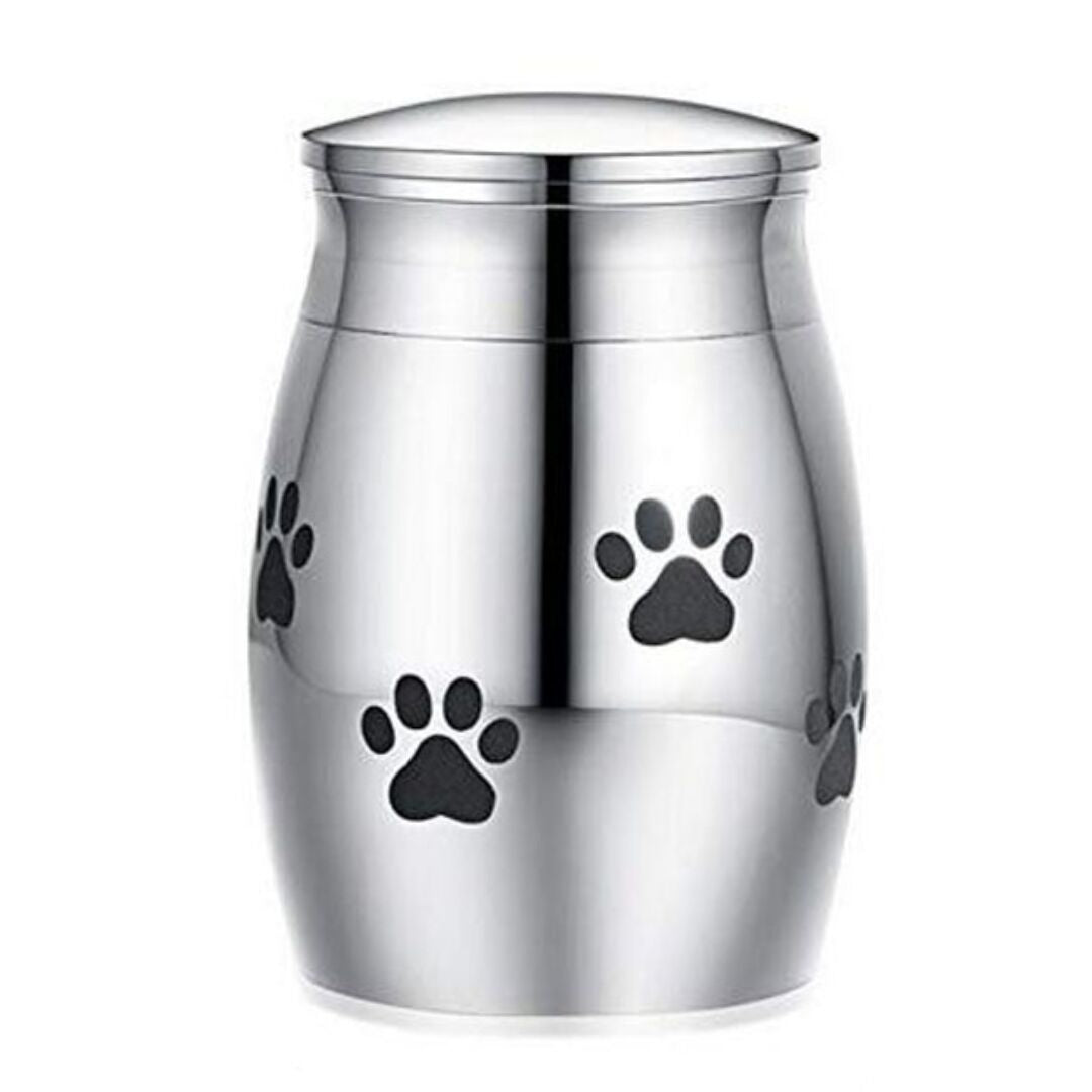 Memorial Relatives Dogs And Cats Pet Stainless Steel Ashes Earthen Jar