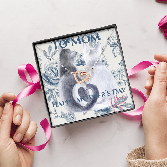 Two Hearts Together Necklace – The Best Mother's Day Gift!