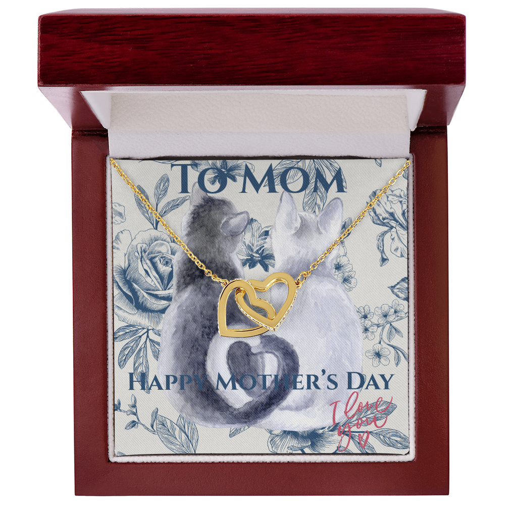 Two Hearts Together Necklace – The Best Mother's Day Gift!