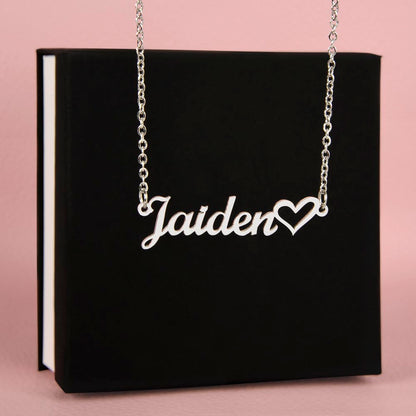 Personalized Christmas Name Necklace