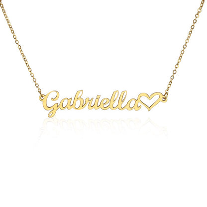 Personalized Christmas Name Necklace