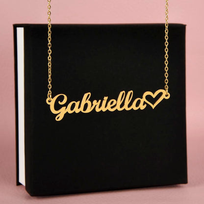 Personalized Christmas Name Necklace
