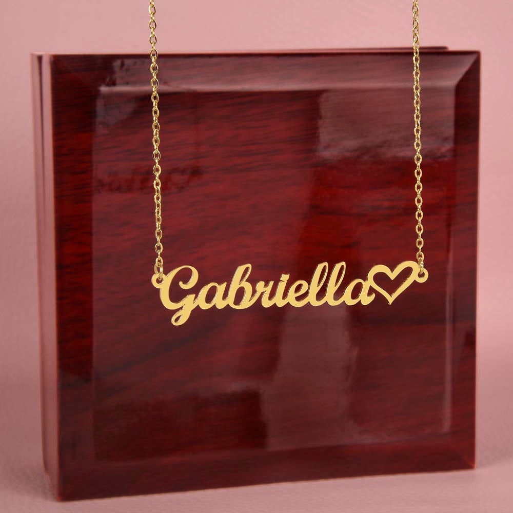 Personalized Christmas Name Necklace
