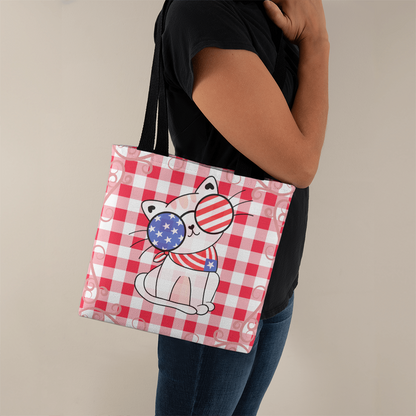 Stars, Stripes & Catitude Tote