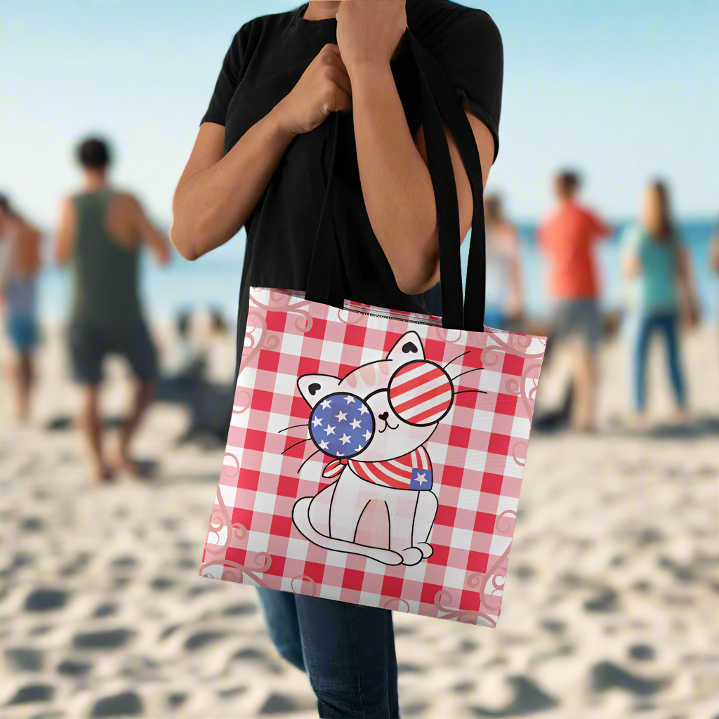 Stars, Stripes & Catitude Tote