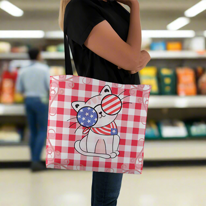 Stars, Stripes & Catitude Tote