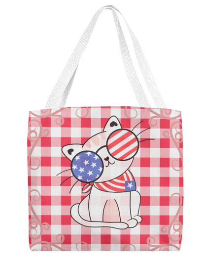 Stars, Stripes & Catitude Tote