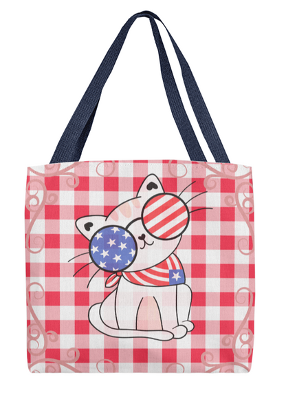 Stars, Stripes & Catitude Tote