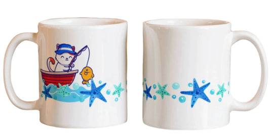 Cat Fishing Mug