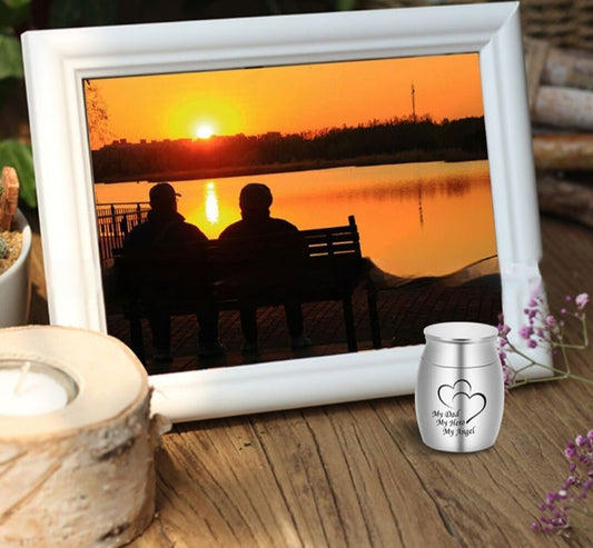 Memorial Relatives Dogs And Cats Pet Stainless Steel Ashes Earthen Jar