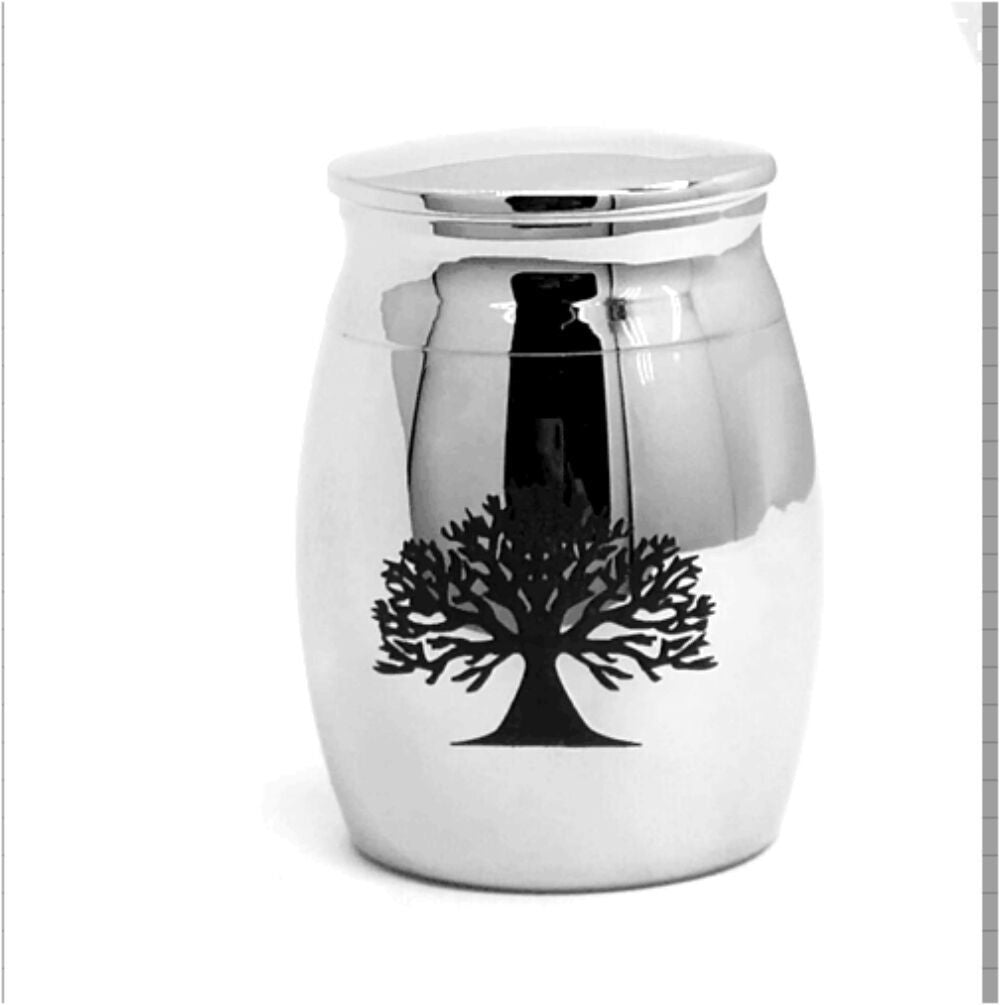 Memorial Relatives Dogs And Cats Pet Stainless Steel Ashes Earthen Jar