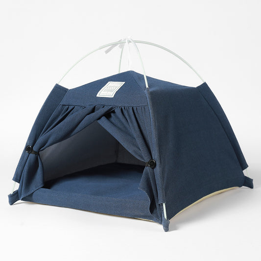 Cat Tent for cozy feline hideaway, lightweight and easy to set up, perfect for naps and play.