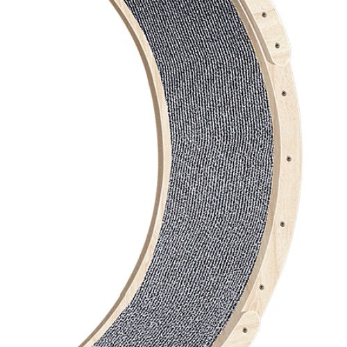 Natural Wood Indoor Cat Exercise Wheel