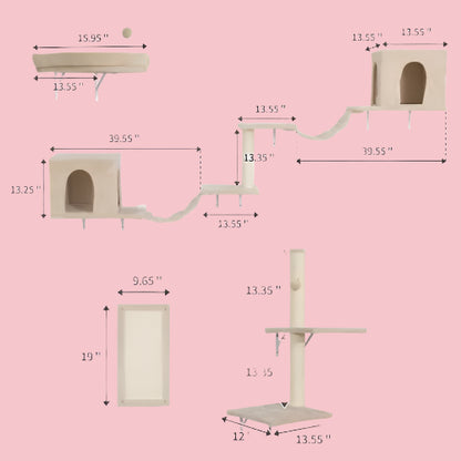 Wall-mounted Cat Tree